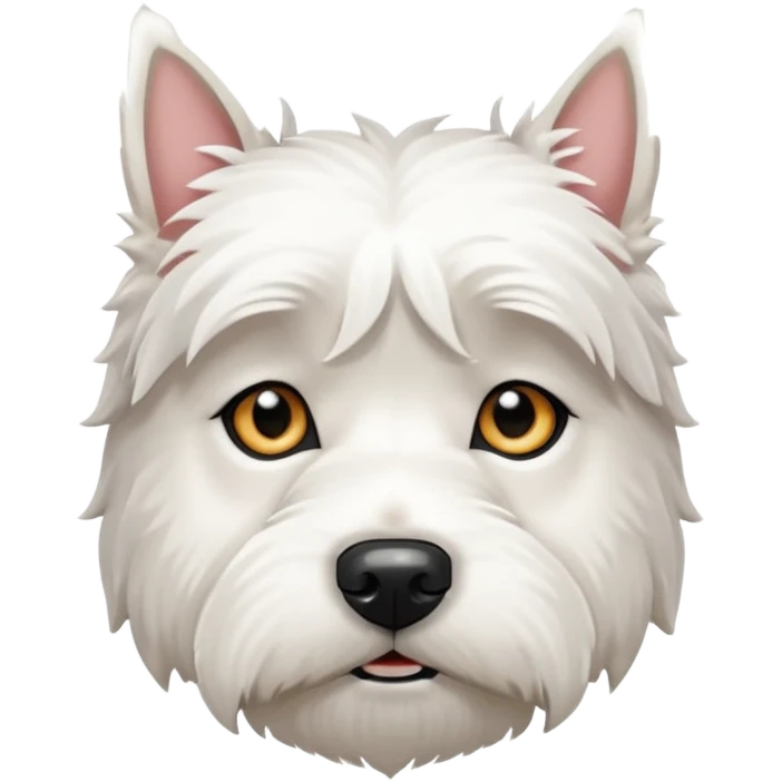 sad west highland terrier dog emoji