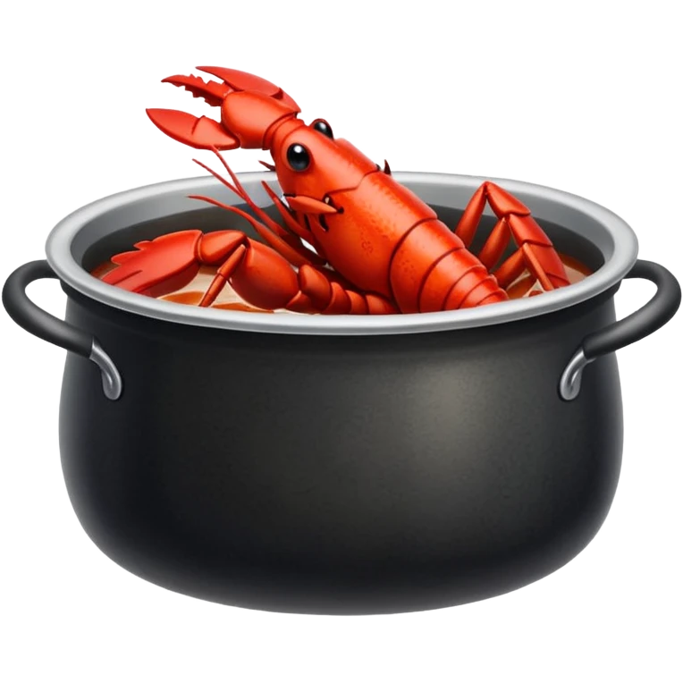 crayfish in a pot emoji