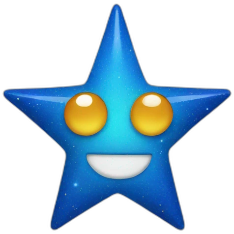 Blue star emoji