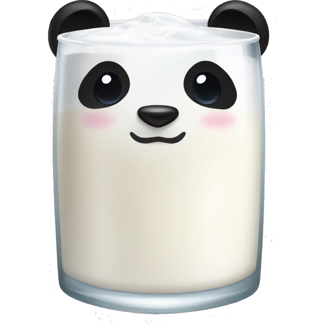 panda milk emoji