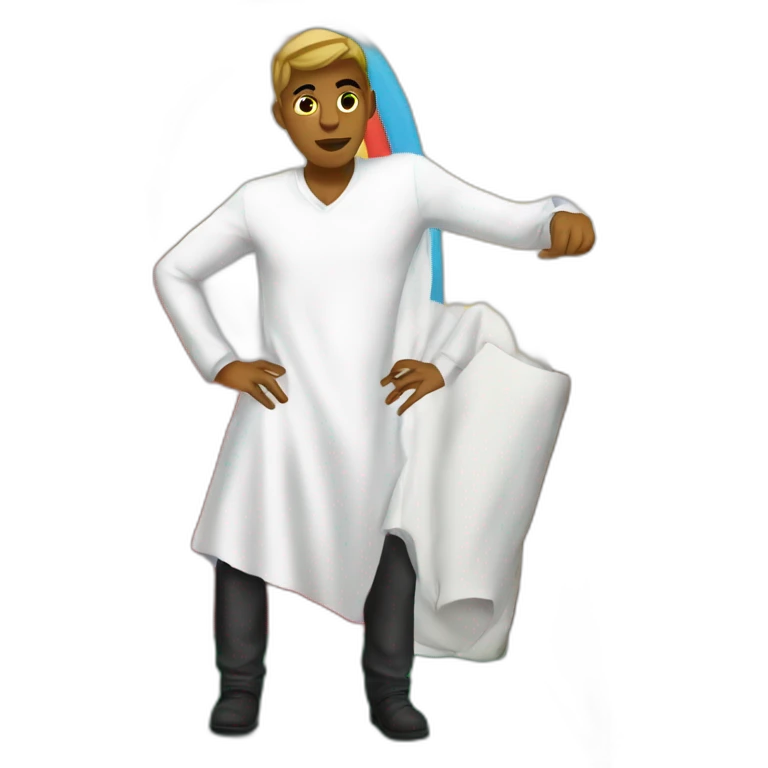 lone boy standing focused emoji