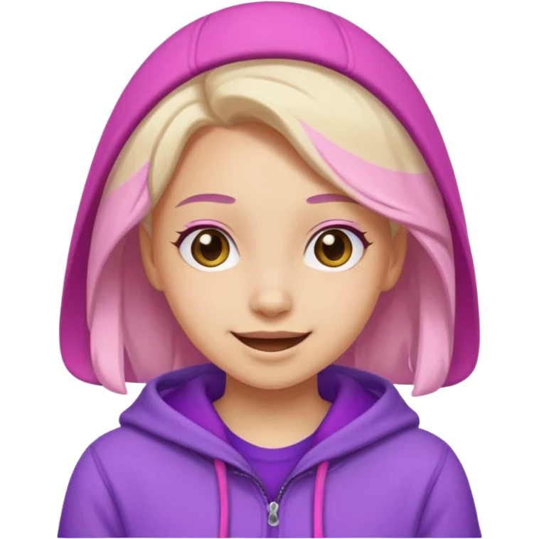 something with palia game vibe in purple or pink colour emoji