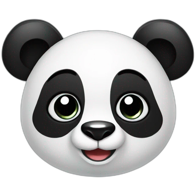 Sexy panda emoji