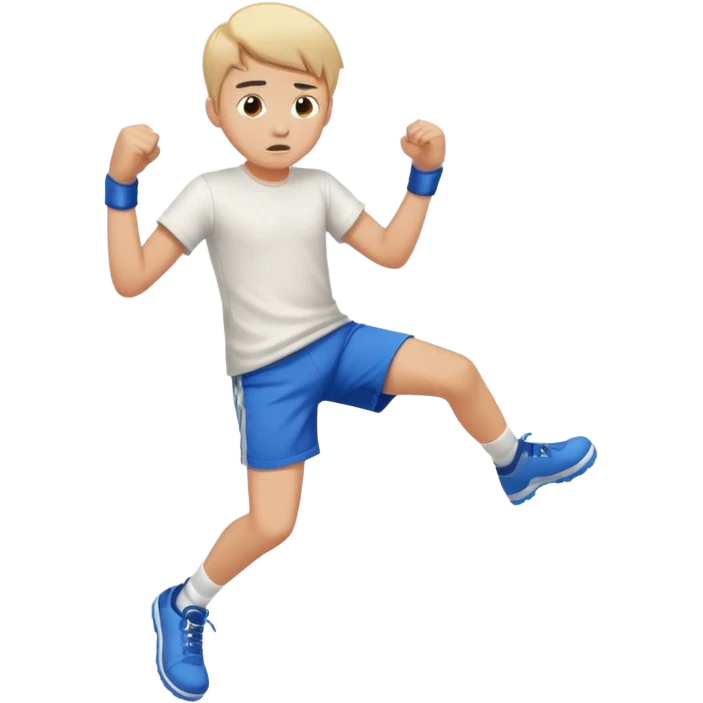 Boy getting drop kicked  emoji