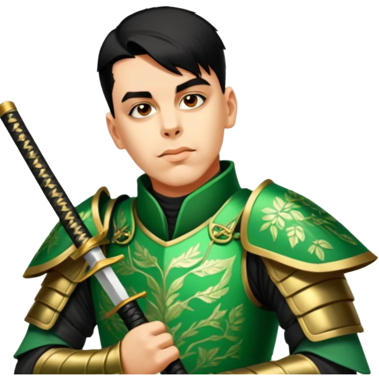 Emerald Samurai emoji