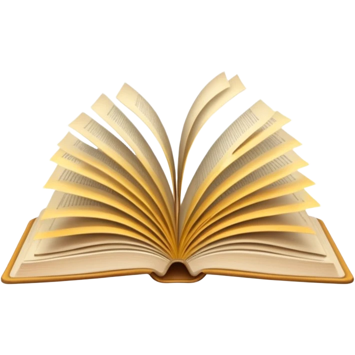 open book with fast motion lines emoji