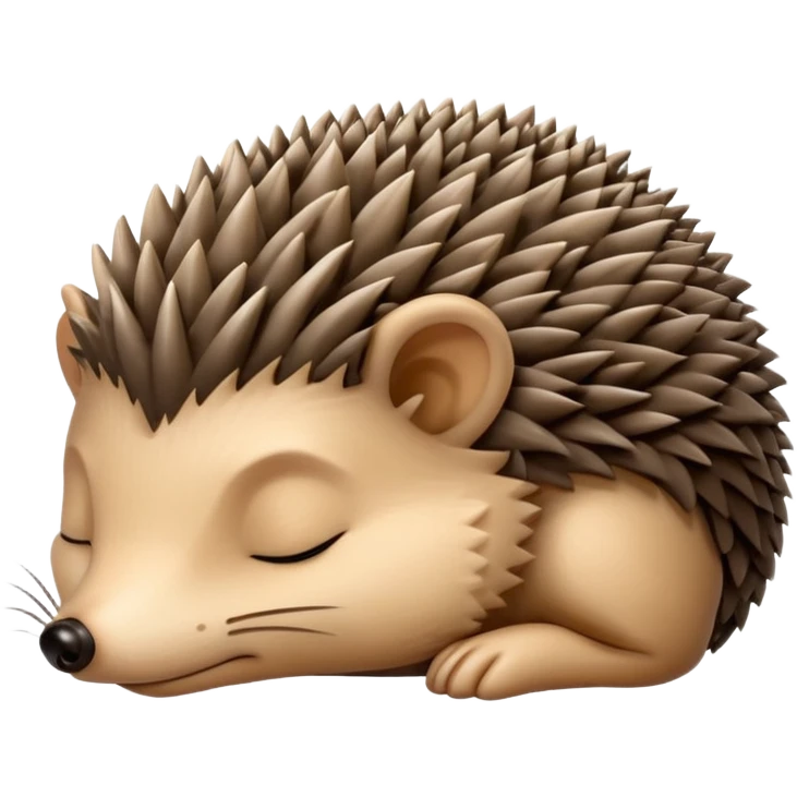 Sleeping Hedgehog emoji