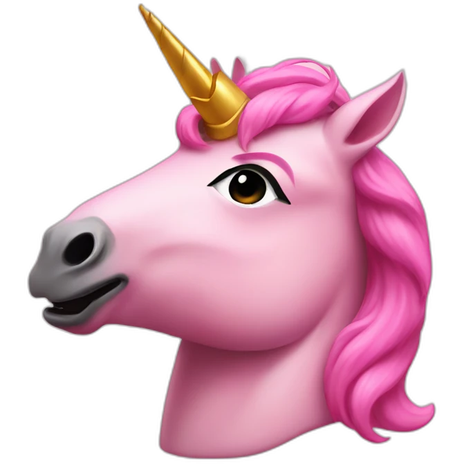 Francisco franco in a pink unicorn emoji