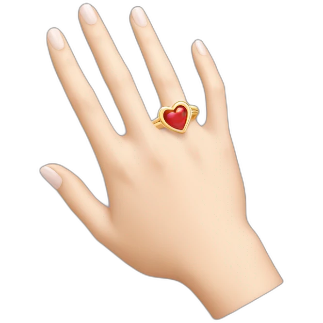 Heart ring  emoji