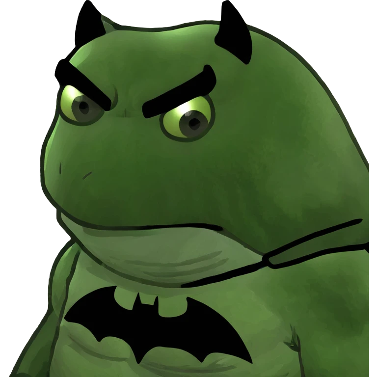Batman angry  emoji