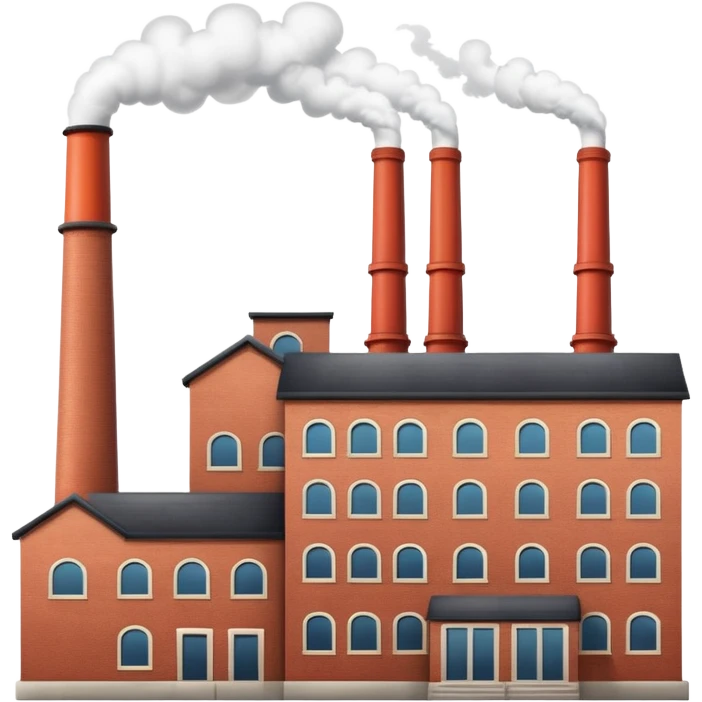 a factory building emoji