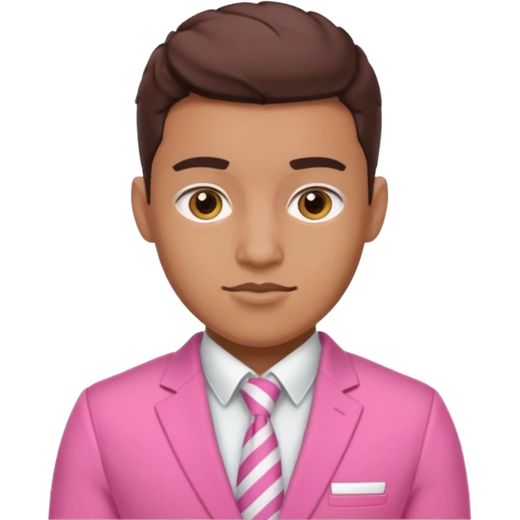 Rugby Fashion Suit pink emoji