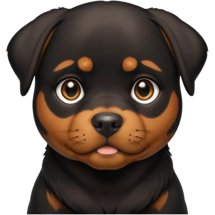 Perrita rottweiler emoji