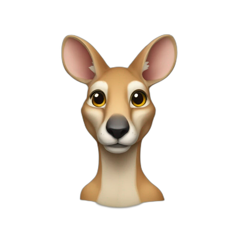 Kangourou muscler emoji