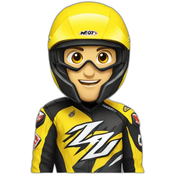 Moto cross emoji
