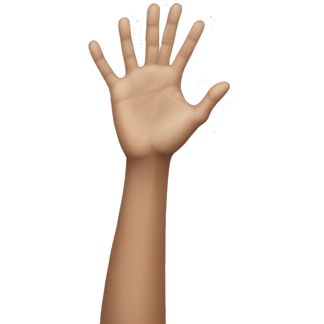 hand reaching emoji