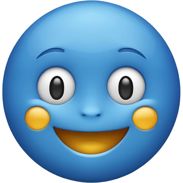 Blue emoji emoji