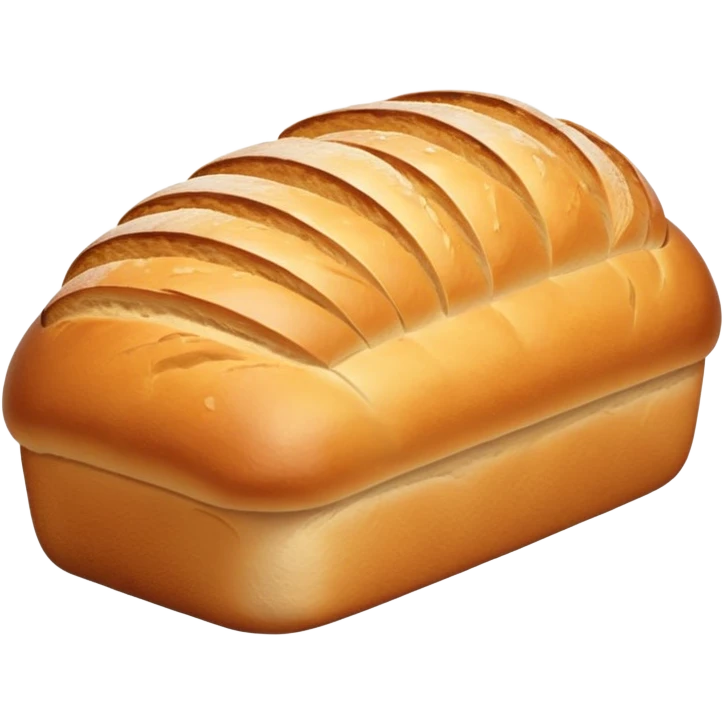 freshly baked crusty loaf of bread emoji