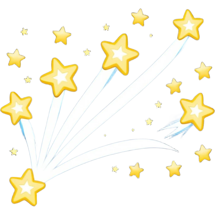 shooting stars emoji