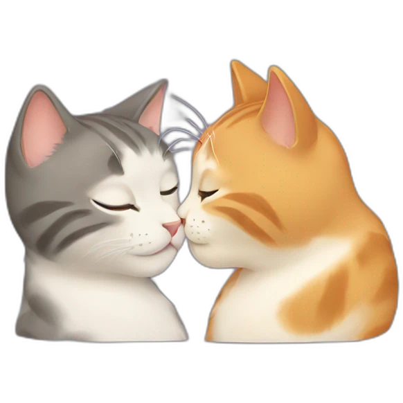 Cat kissing emoji
