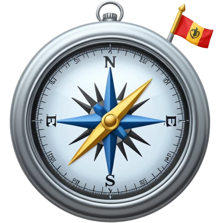 compass with a #5fe089 color flag emoji