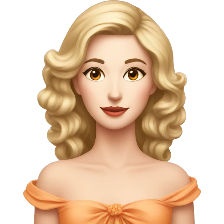 elegant Apricot emoji