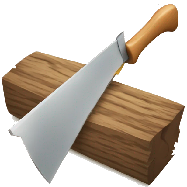 Sawing wood  emoji