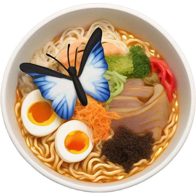 LeBron butterfly ramen emoji