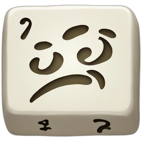 Playing mahjong emoji