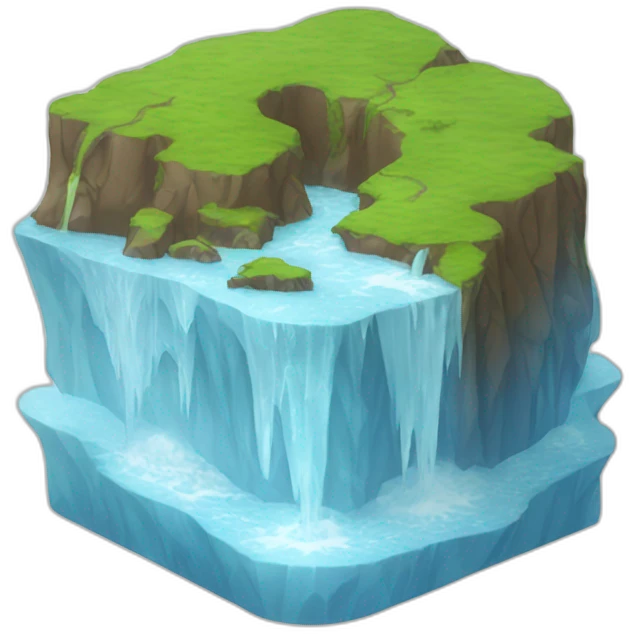 ice and water map roll emoji