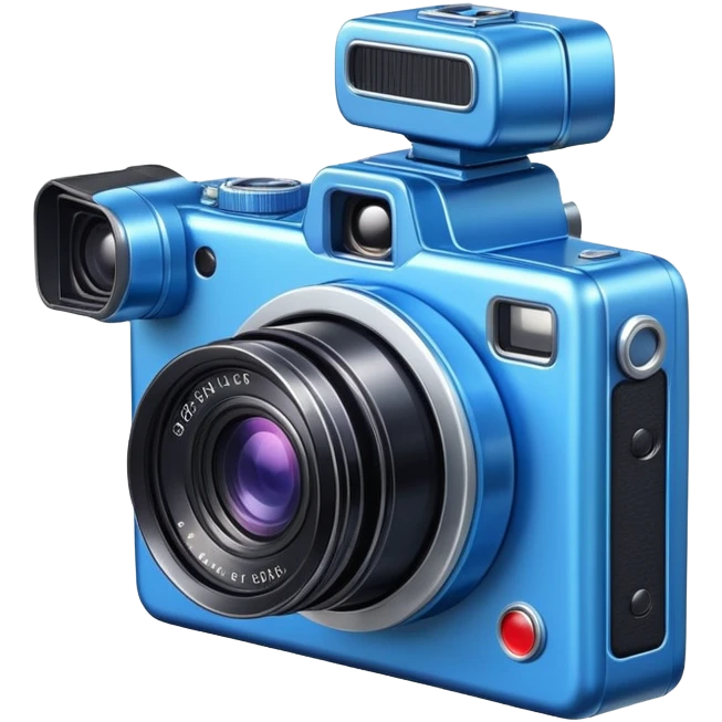 blue camera emoji