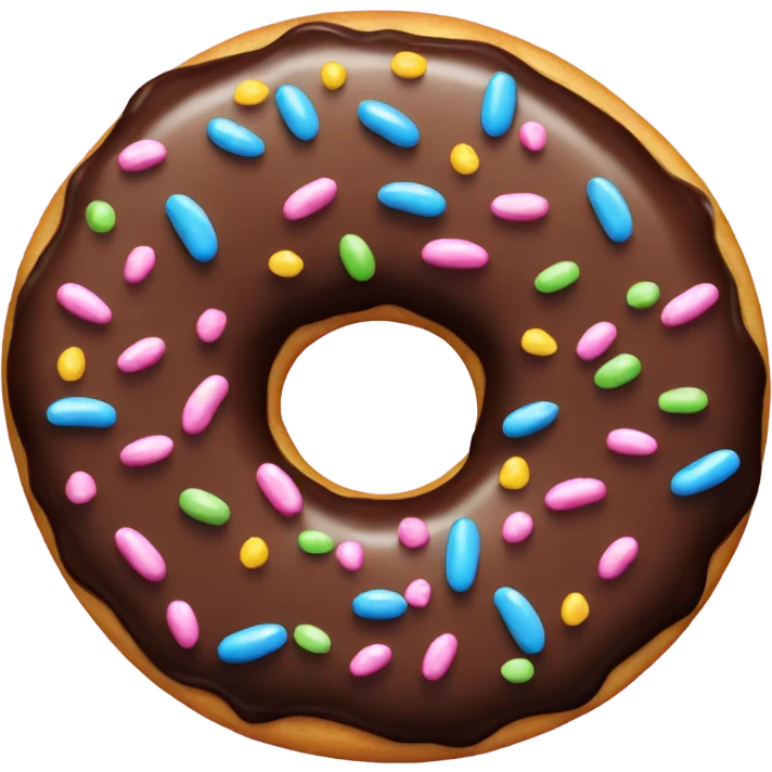 CHOCOLATE DONUT  emoji