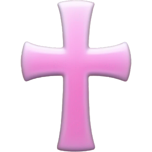pink christian kreuz  emoji