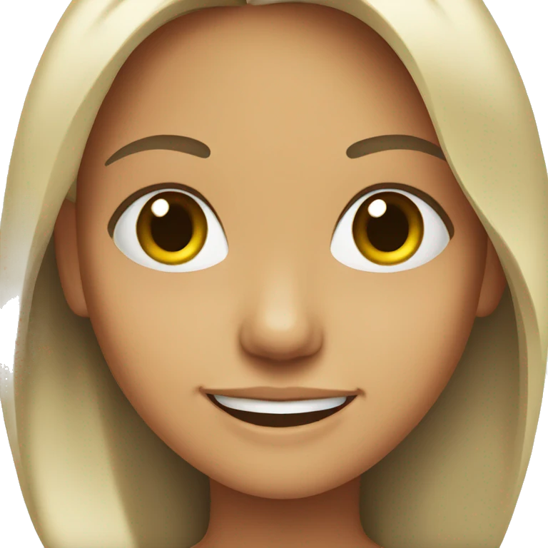 girl smiling emoji