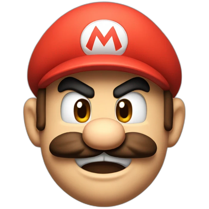 angry mario emoji