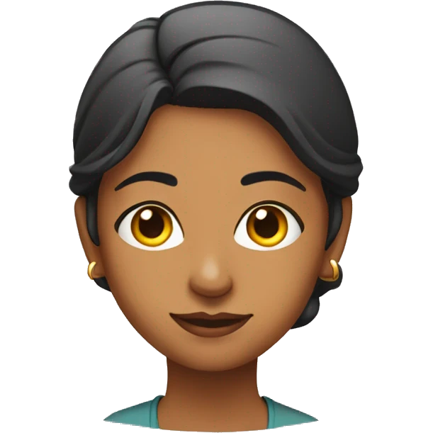 Indian Mom with anime Tshirt emoji