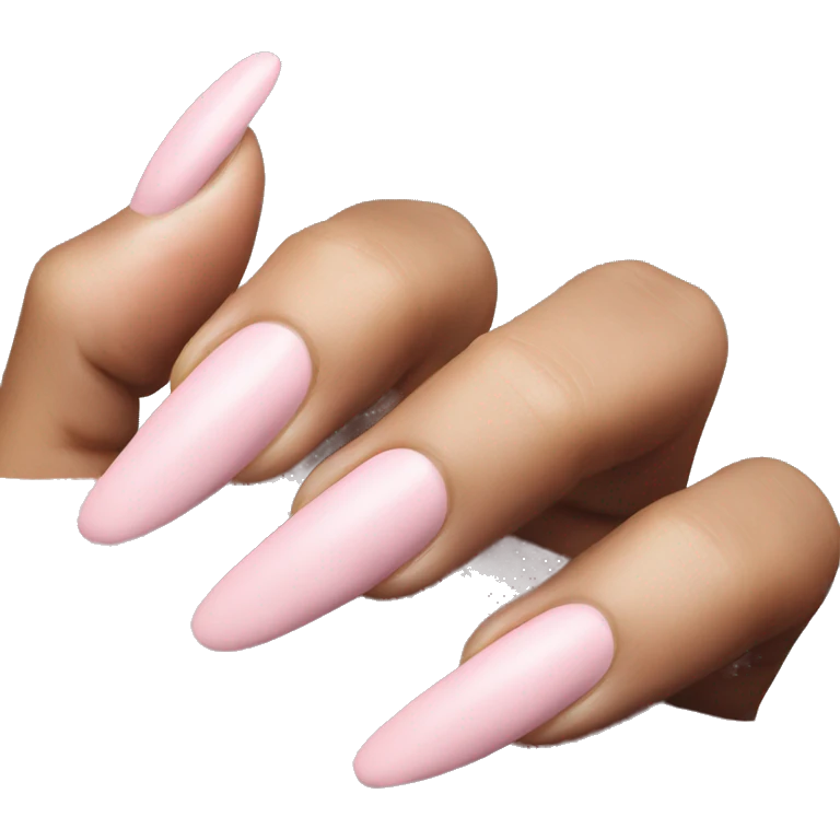 Light pink nails emoji