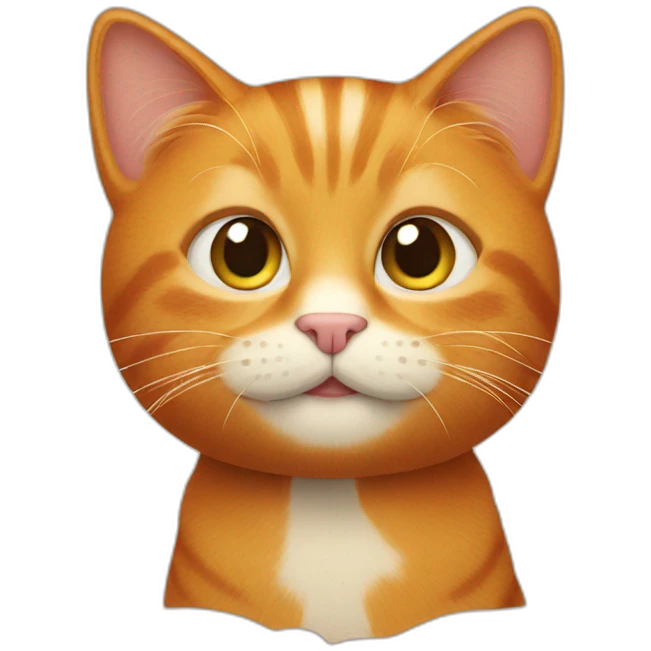 Ginger cat emoji