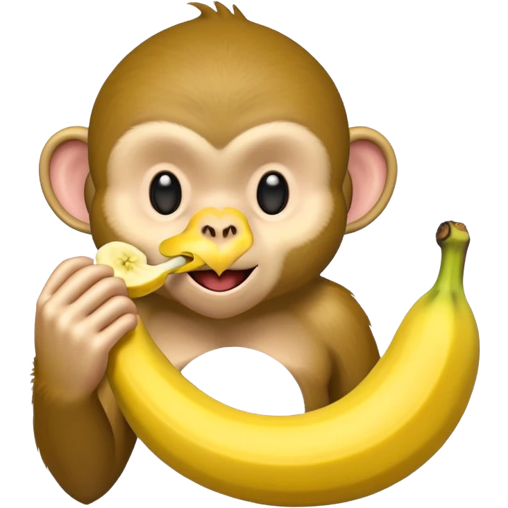A monkey banana emoji