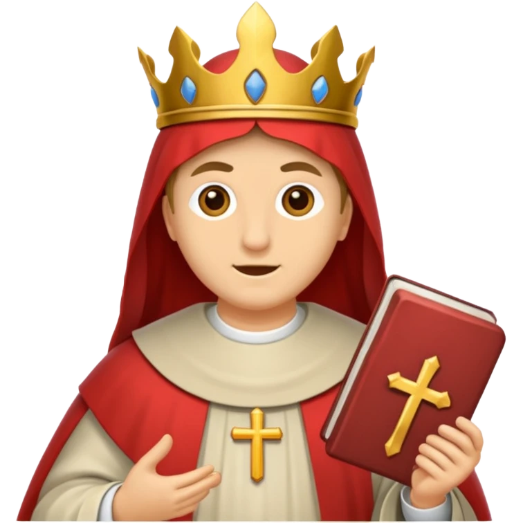 pretre catholique du moyen age emoji