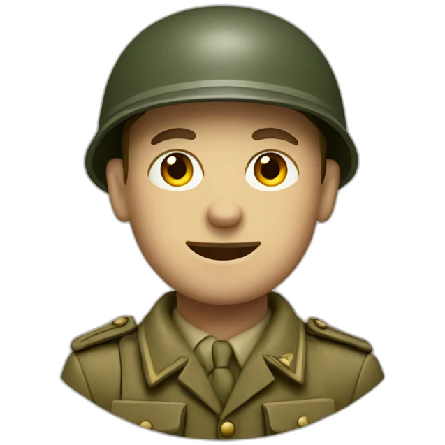 british WW2 soldier emoji