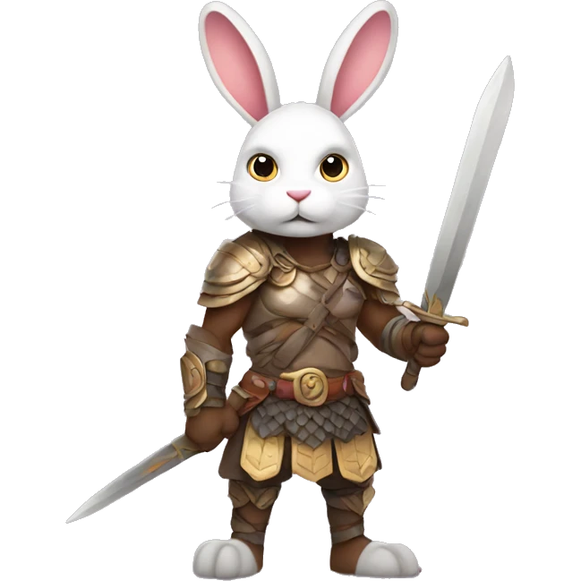 Bunny warrior emoji