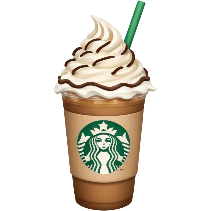 Starbucks frappchino emoji