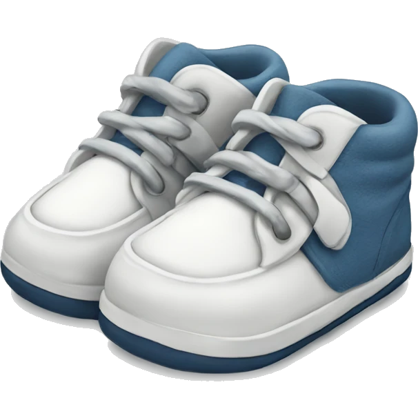 Pair of shoes for a baby boy emoji