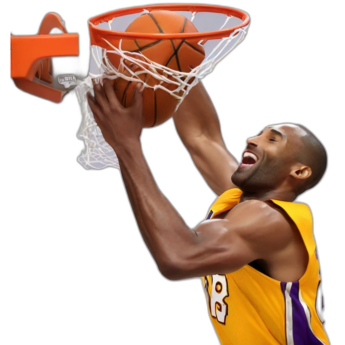 Kobe Bryant dunking emoji