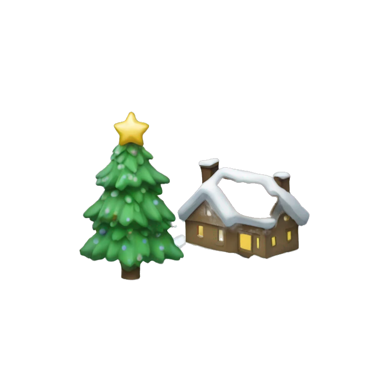 Christmas snowglobe emoji