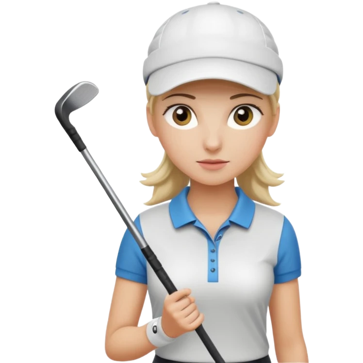 Girl golfer emoji