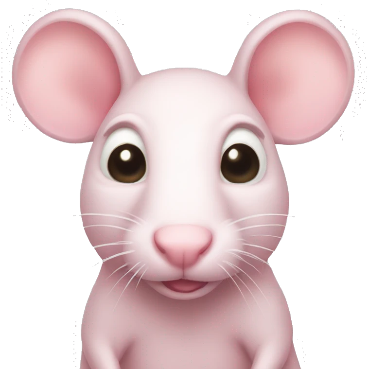 light pink rat emoji