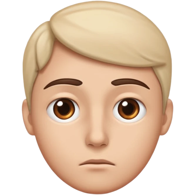 A face when you are trying to avoid eye contect, uncomfortable  emoji