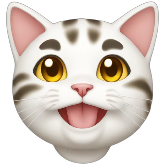 happy cat japan emoji